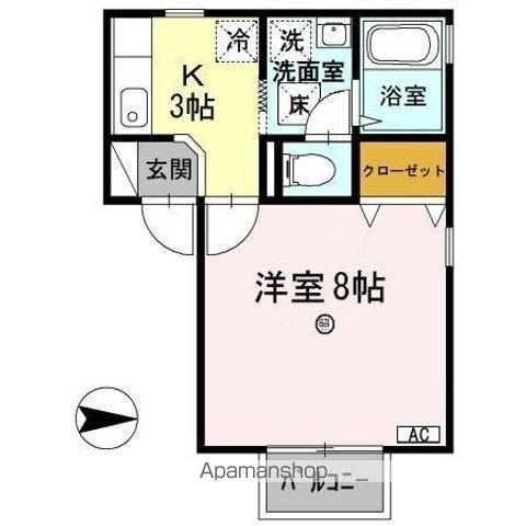 コーポKの間取り写真