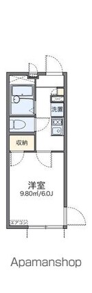 レオパレスなでしこ[1K/19.87m2]の間取図