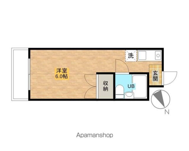 東京都武蔵野市吉祥寺北町４丁目[1R/21.7m2]の間取図