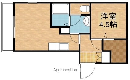 東京都国分寺市日吉町２丁目[1LDK/34.56m2]の間取図