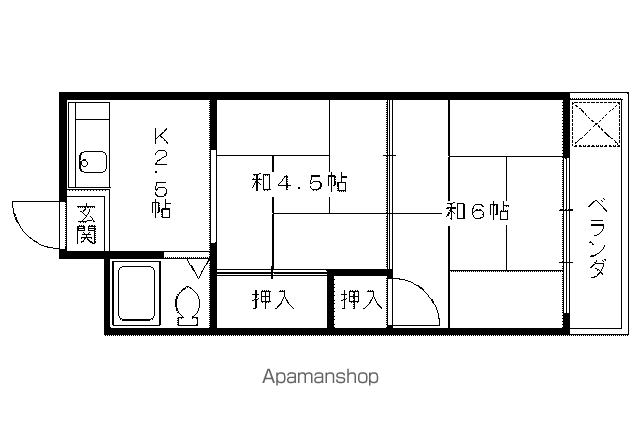 イナイ第一コーポの間取り写真