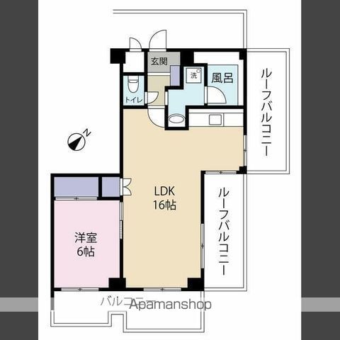 トーカンマンション高麗町の間取り写真