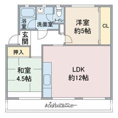 ハビタブル森本A棟の間取り写真