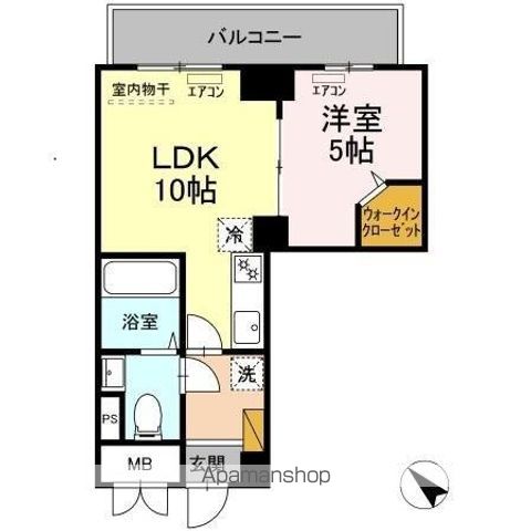 ＤーＲＯＯＭ　ＮＯＢＵＴＯの間取り