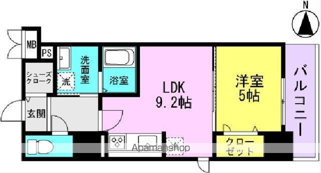 フレンシア西宮北口の間取り写真