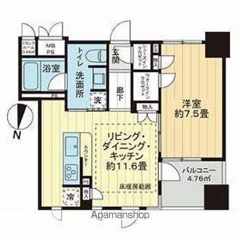 ザ・ライオンズ神戸ハーバーランドの間取り写真