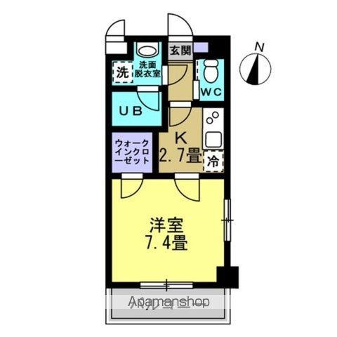 フェリーチェ栄町の間取り