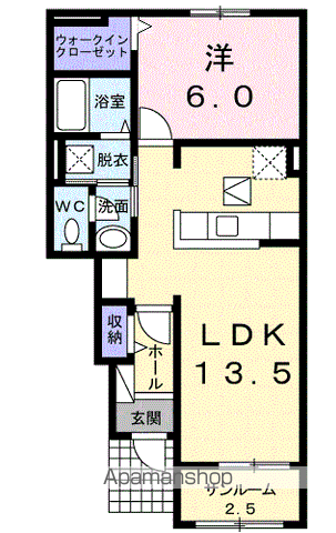 アルバーダⅡの間取り