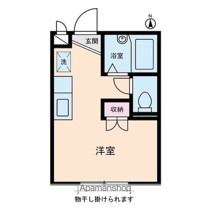 東京都杉並区天沼１丁目[1R/18m2]の間取図