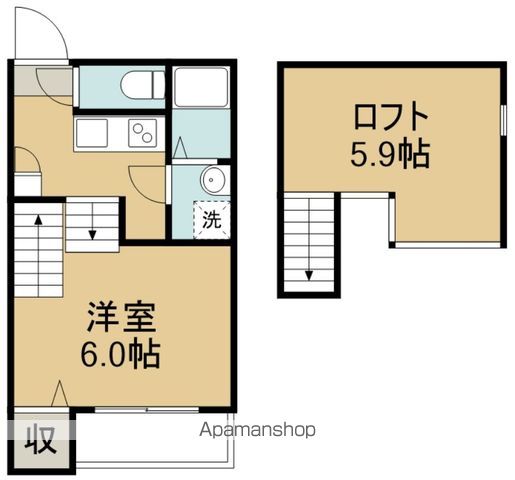 LEGARE卸町の間取り