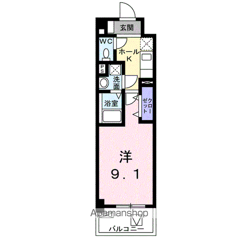 ＦＬレジデンス１ 1004 ｜ 福岡県福岡市東区多の津５丁目35-11（賃貸マンション1K・10階・30.11㎡） その2