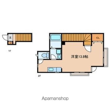 イーストビレッジ[1R/38.5m2]の間取図
