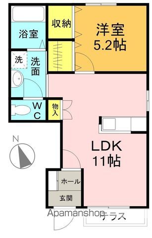 SAFFRONB棟の間取り写真