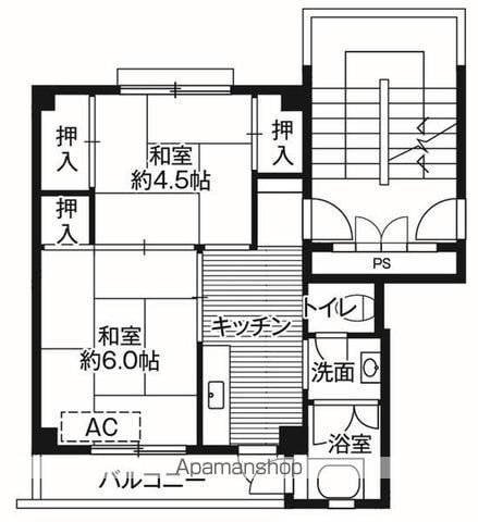ビレッジハウス末石4号棟の間取り写真