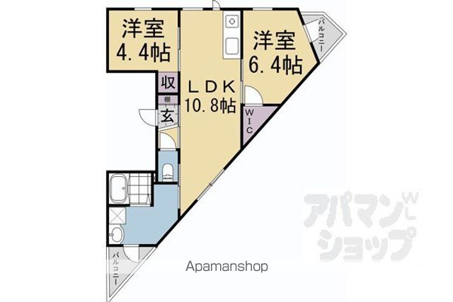 京都グランデ二条駅南の間取り写真