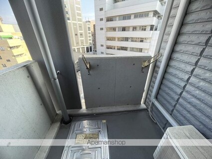 広島県広島市中区富士見町[1R/26m2]のバルコニー