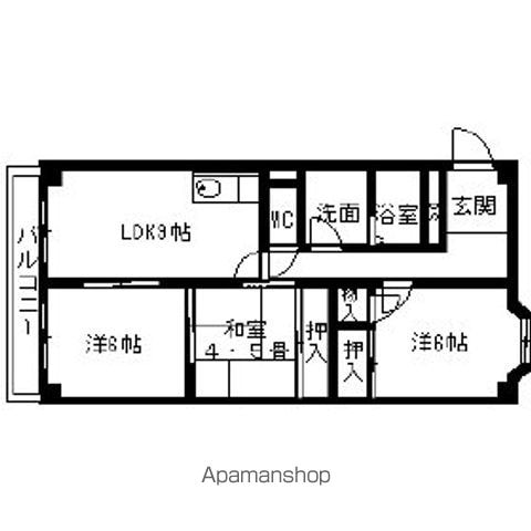 プレシアス赤城の間取り写真