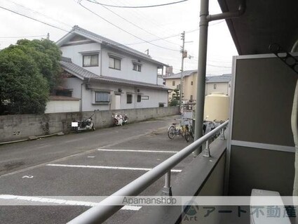ピアハウスかまたＡ棟[1R/20.5m2]のバルコニー