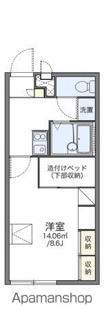 レオパレスＴＯＳＡ桂浜 207 ｜ 高知県高知市長浜5266-2（賃貸アパート1K・2階・23.18㎡） その2