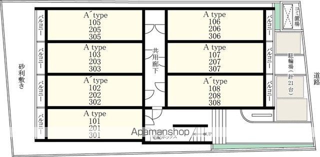 ヴィラ千葉 306 ｜ 千葉県千葉市中央区登戸３丁目9-38（賃貸マンション1K・3階・22.35㎡） その23