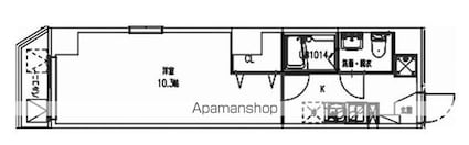 滝野川プレイス[1K/30.15m2]の間取図