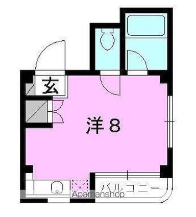メゾン中一万[1R/17.93m2]の間取図