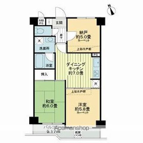 ライオンズマンション板橋赤塚の間取り