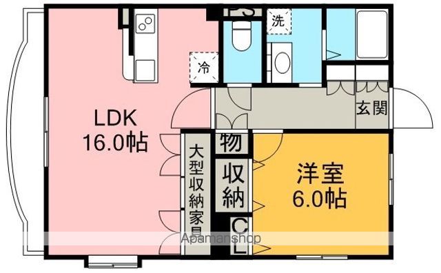ベルクレールの間取り写真