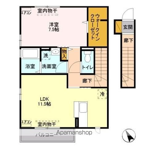FONTANA Aの間取り写真