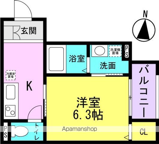 MIRAGE 武庫川の間取り写真