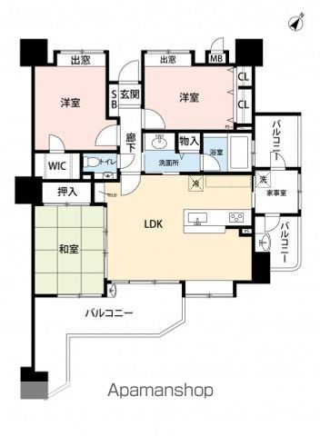 クレアールガーデンズ春日原駅南の間取り