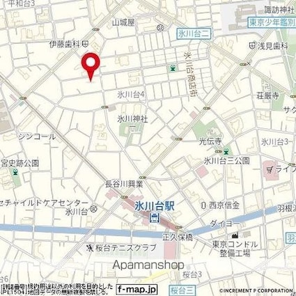 ルーブル氷川台[1K/16.2m2]の周辺