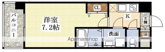 S−RESIDENCE新大阪WESTの間取り写真