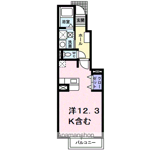ベルシティSATO Aの間取り写真