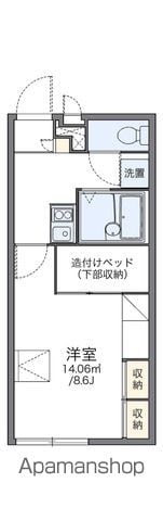 レオパレスやまゆりの間取り写真