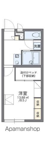 レオパレスＬＥ　ＣＩＥＬ 101 ｜ 千葉県銚子市本城町４丁目247（賃貸アパート1K・1階・23.18㎡） その2