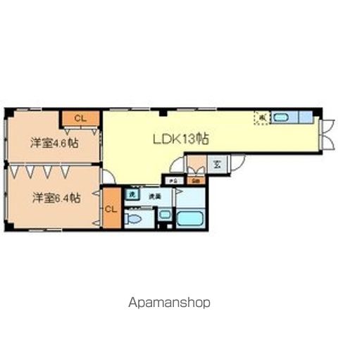 荒川区町屋のマンションの間取り