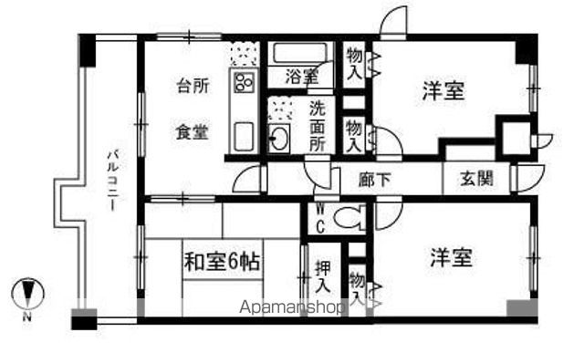 【ケイエル姪浜の間取り】