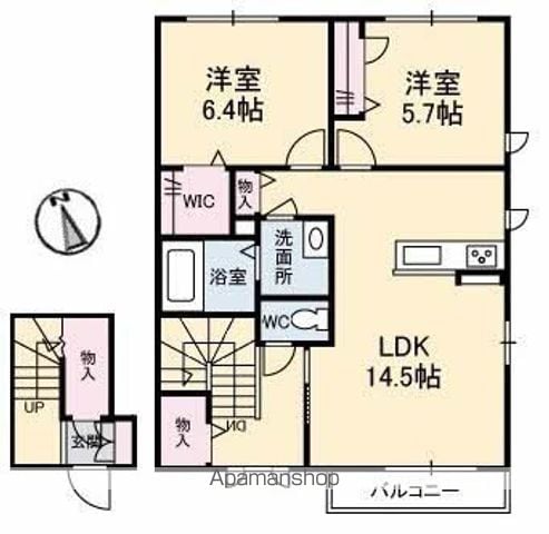 シャーメゾン田園の間取り写真