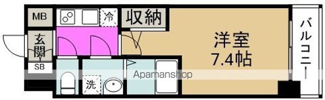 アプリーレ中之島の間取り写真