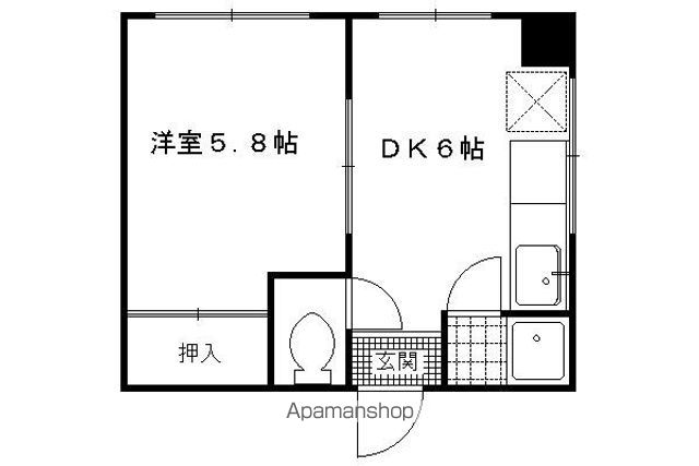 マンション聚楽の間取り写真