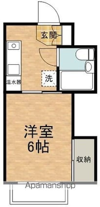 コーポアラモードエイト[1K/21.45m2]の間取図