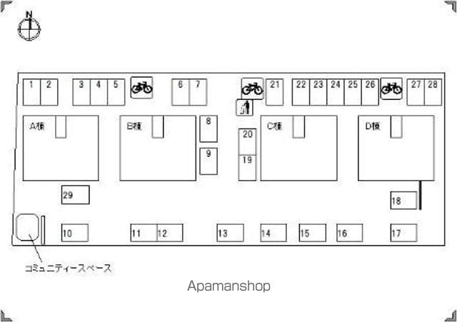 ジュネス北本町　Ｂ棟 B202 ｜ 高知県香美市土佐山田町93-1（賃貸アパート2LDK・2階・56.94㎡） その20