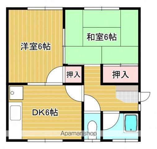 三宅第一アパートの間取り写真