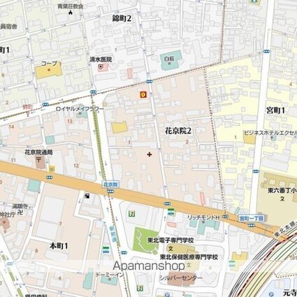 ウルス花京院Ｂ[1K/27.26m2]の周辺9