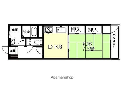 レセフェール[1DK/39.94m2]の間取図