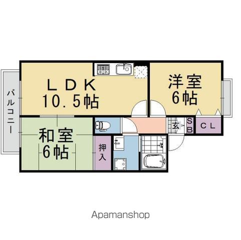 アゼリア桂川の間取り写真
