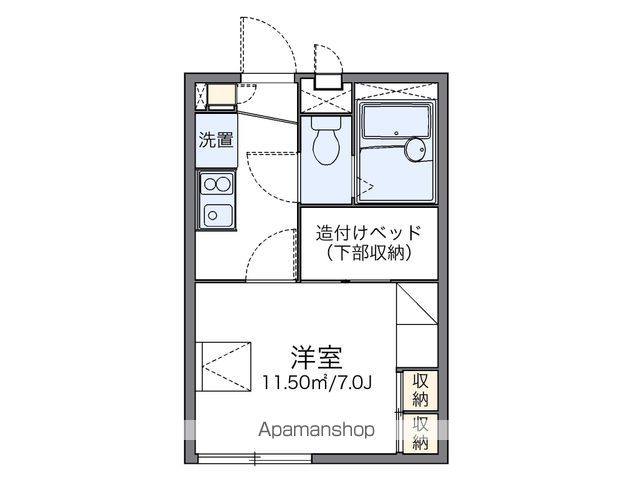 レオパレスマドンナの間取り写真