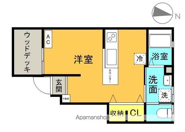 ルミウス今治祇園の間取り