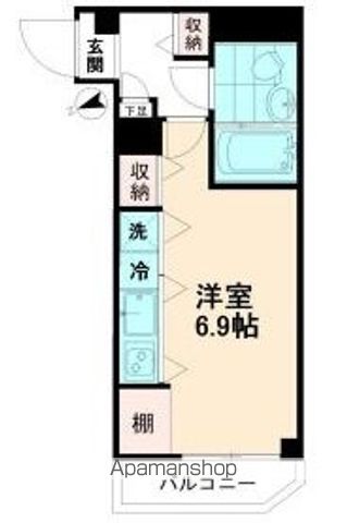 【立川市曙町のマンションの間取り】